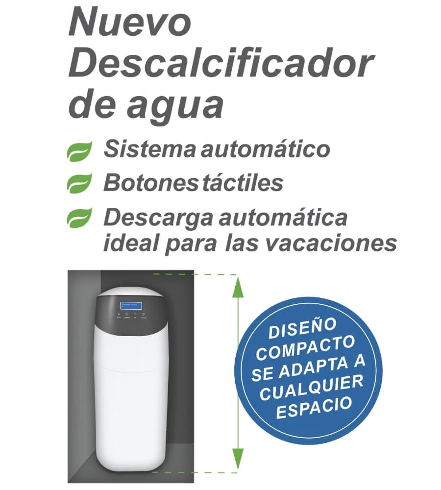 Detalles técnicos Descalcificador VD