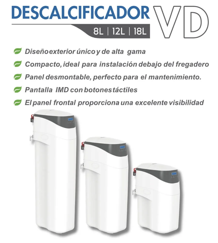 Descalcificador VD — Rendimiento