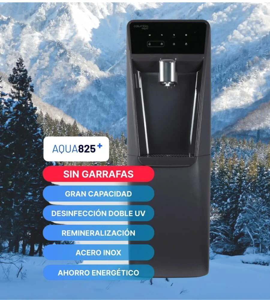Columbia Aqua 825 RO — Espacio de llenado de 30cm