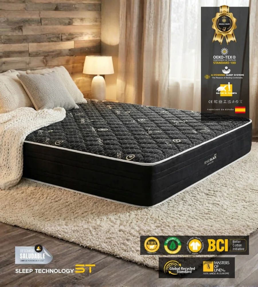 NEW SENSO BLACK en entorno premium — Sleep Technology ST