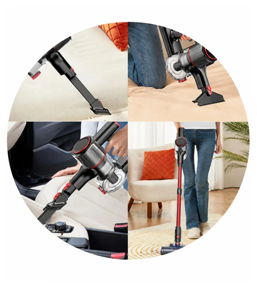Aspirador Ciclonico Plus-Bio — Sistema 4 en 1 Multisuperficie