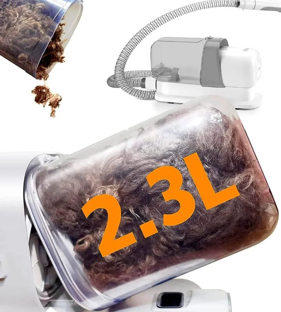 Aspirador Mascota 3 en 1 — 4 peines guía y accesorios intercambiables