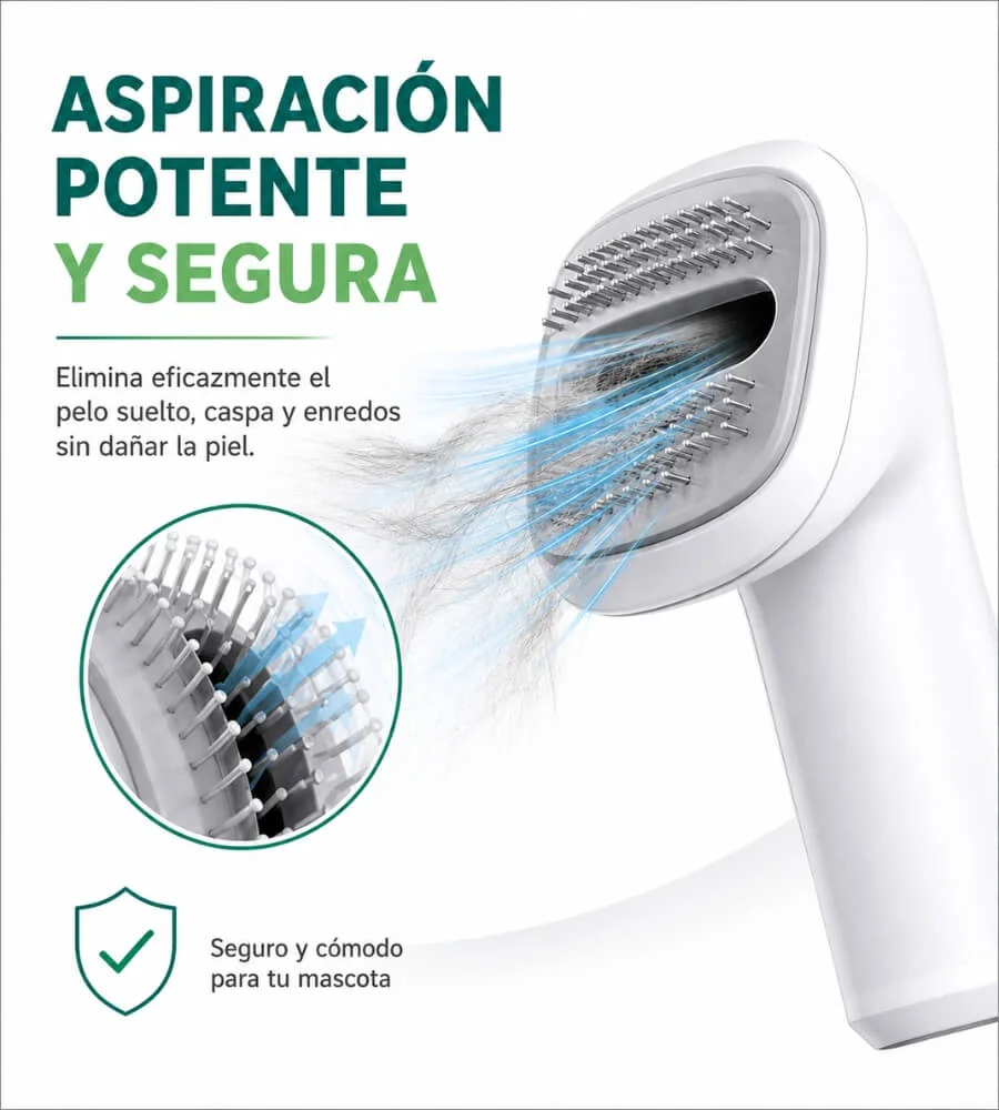 Aspirador Mascota 3 en 1 — Depósito extraíble 2,3 L gran capacidad