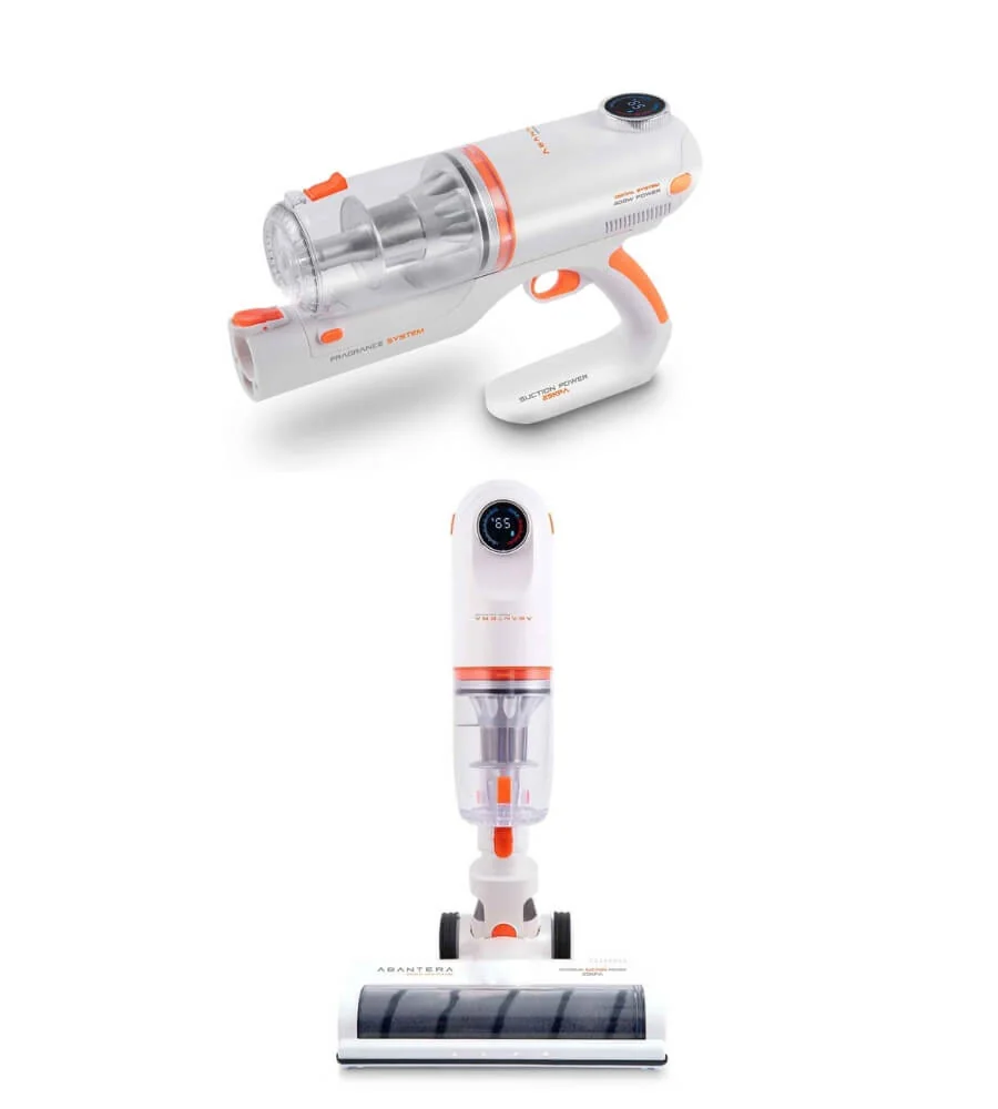 Aspirador Vertical 6 en 1 — Filtro HEPA cónico 3 modos ECO Normal Turbo