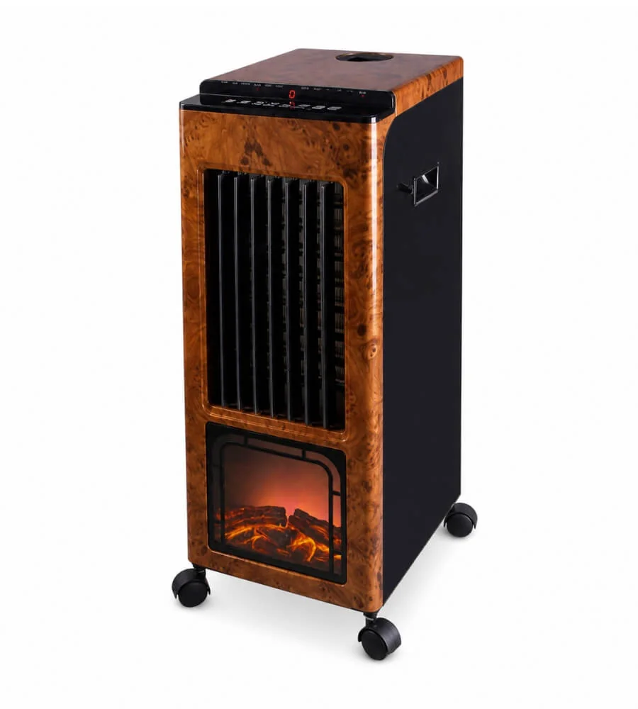 Climatizador Evaporativo 7 en 1 Frío/Calor + Chimenea