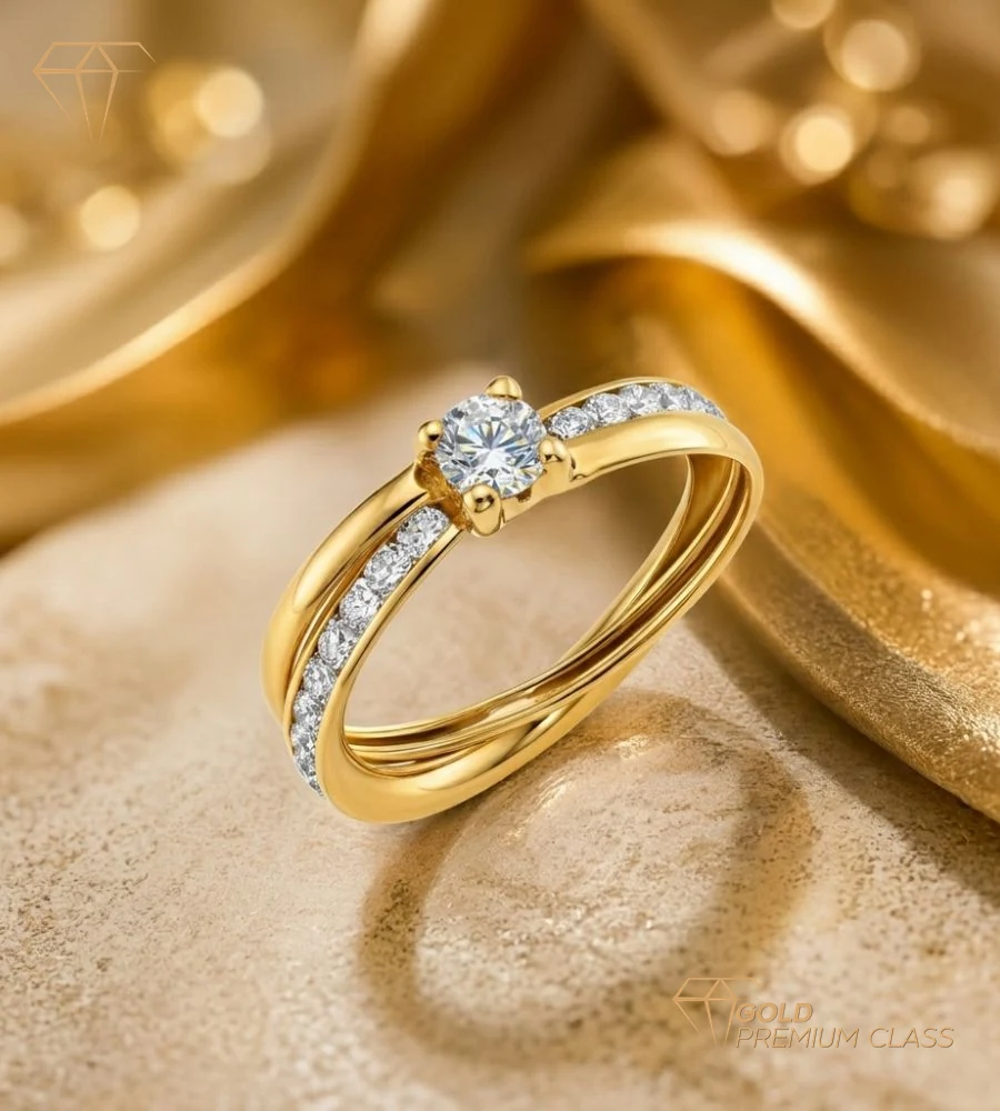 Anillo Eterna Pasión Oro Amarillo 9k — look 1