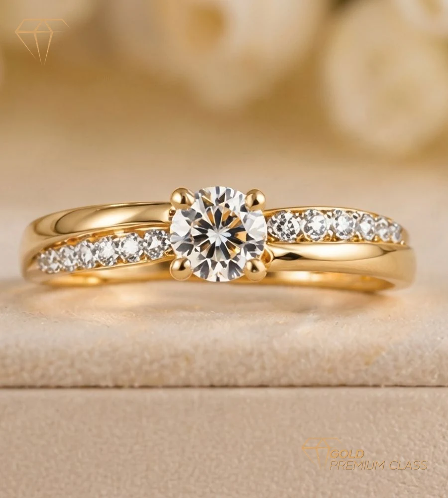 Anillo Eterna Pasión Oro Amarillo 9k — look 3