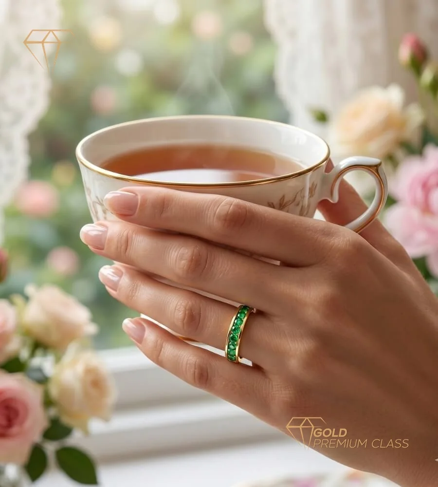 Anillo Infinity Oro Amarillo 18k — versión 5