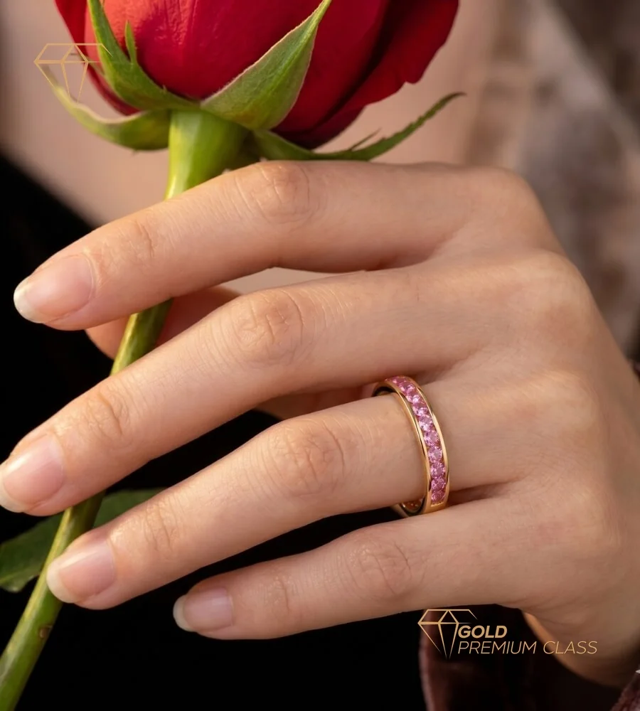 Anillo Infinity Oro Amarillo 18k — versión 6