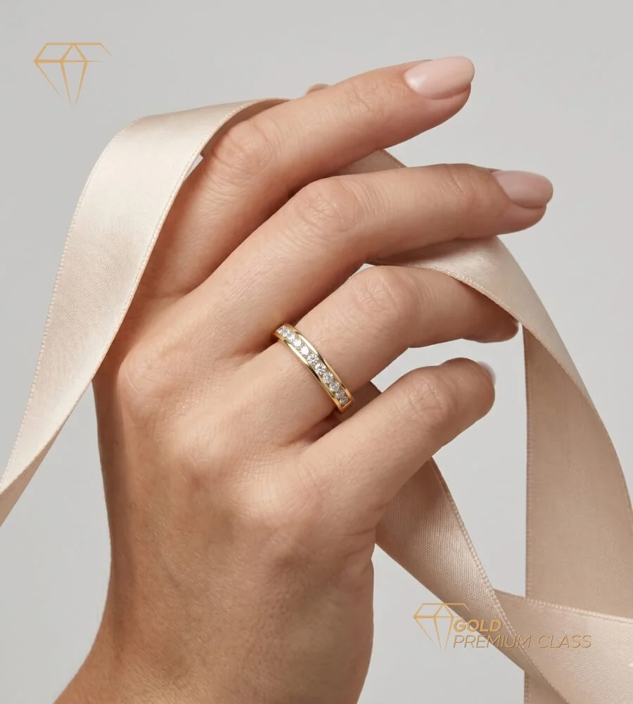 Anillo Infinity Oro Amarillo 18k — versión 7
